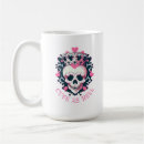 Search for metallic skull mugs Gothic