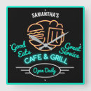 Search for cafe and clocks For her