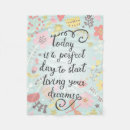 Search for motivational and inspirational blankets Dream