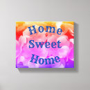Search for home sweet home canvas prints Floral