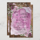 Search for rustic watercolor wedding invitations Typography