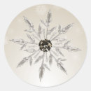 Search for snowflake wedding stickers Gold
