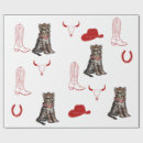 Search for feline wrapping paper Red