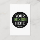 Search for work business cards Create your own blanks