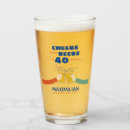 Search for 40th beer glasses Cheers to 40 years