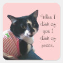 Search for thinking of you stickers Black