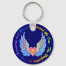 Search for heart wing rounded key rings Wings
