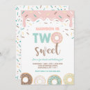 Search for donut grow up invitations Two sweet
