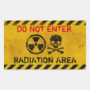 Search for radiation hazard stickers Radioactivity