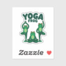 Search for yoga frog stickers Namaste