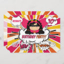 Search for girls 10th birthday invitations Pink