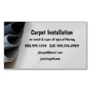 Search for carpet installation business cards Carpeting