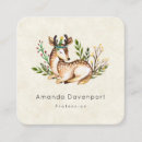 Search for deer business cards Watercolor