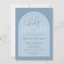 Search for dusty blue baby boy shower invitations Typography