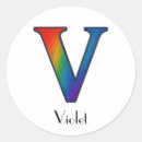 Search for initial v stickers Letter