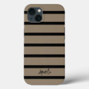 Search for horizontal lines iphone cases Black