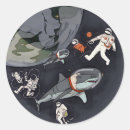 Search for cartoon planets stickers Astronaut