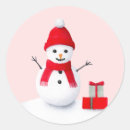 Search for watercolor snowman stickers Winter