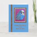 Search for budgie birthday cards Parakeet