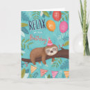Search for sloth birthday cards Funny