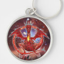 Search for dragon rounded key rings Fire