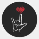 Search for sign language stickers Hearing impaired