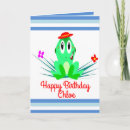 Search for frog birthday cards Whimsical