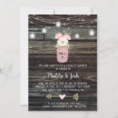 Search for floral mason jar invitations Rustic