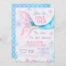 Search for pink and blue mermaid invitations For kids