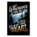 Search for wherever you go posters Quote