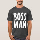 Search for boss man tshirts Black