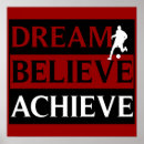 Search for dream believe achieve posters Fitness