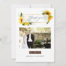 Search for sunflower wedding thank you cards Fall