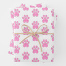 Search for paw print wrapping paper Green