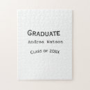 Search for graduation puzzles Congrats name date