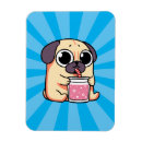 Search for pet pug magnets Cartoon