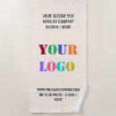 Search for business logo beach towels Company