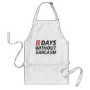 Search for sarcasm aprons Funny