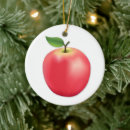 Search for apples christmas tree decorations Red apple