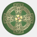Search for irish cross stickers Gold