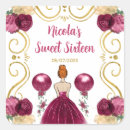 Search for burgundy stickers Sweet sixteen