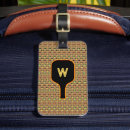 Search for pickleball luggage tags Green