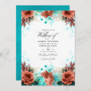 Search for rustic turquoise wedding invitations Watercolor