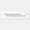 Search for outlaw bumper stickers Gun