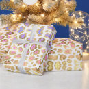 Search for gold leopard print wrapping paper Trendy