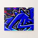 Search for graffiti puzzles Blue