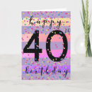 Search for friends 40th birthday cards Modern