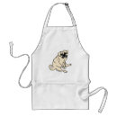 Search for cute pug aprons Pugs