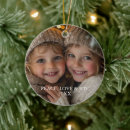 Search for peace love joy christmas tree decorations Typography