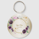 Search for pink floral wedding key rings Party